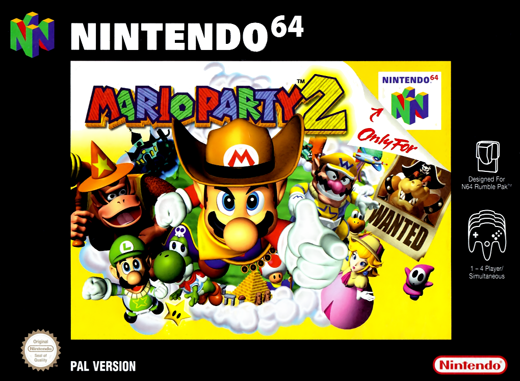Mario Party 2 — box-2D (EU)