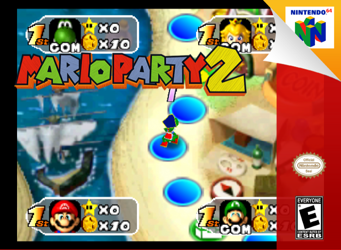 Mario Party 2 — box-2D (SS)