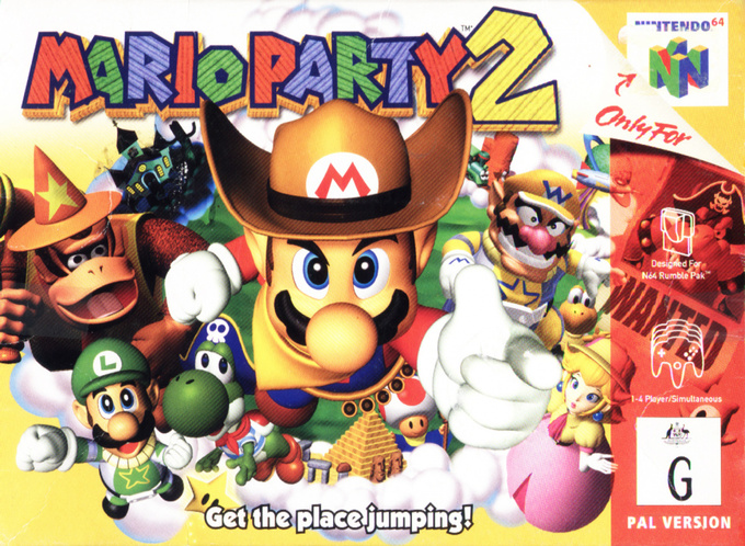 Mario Party 2 — box-2D (AU)