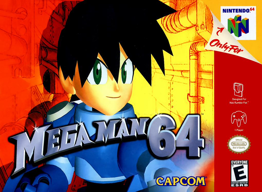 Mega Man 64 box art