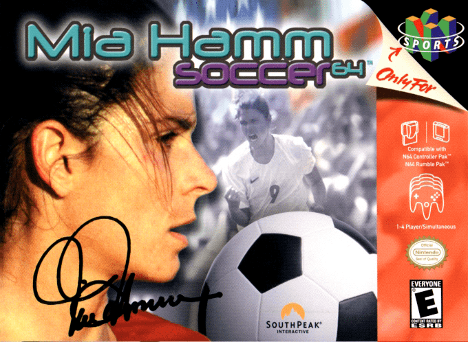 Michael Owen's World League Soccer 2000 box art