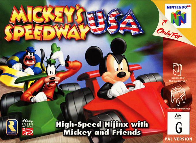 Mickey's Speedway USA — box-2D (AU)