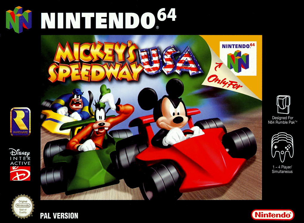 Mickey's Speedway USA — box-2D (EU)