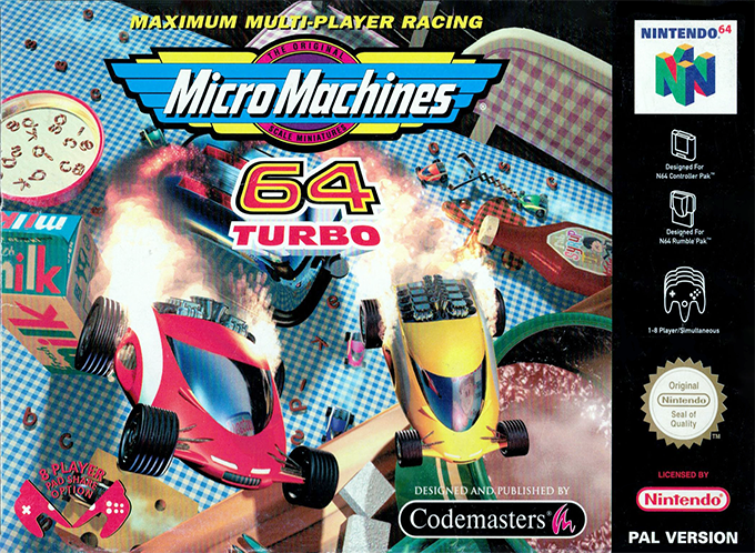 Micro Machines 64 Turbo — box-2D (EU)
