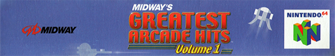 Midway's Greatest Arcade Hits - Volume 1 — box-2D-side (US)