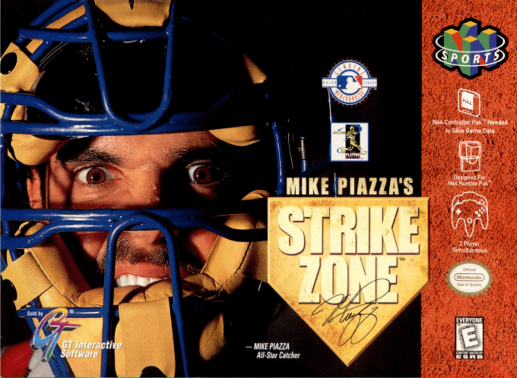 Mike Piazza's Strike Zone box art