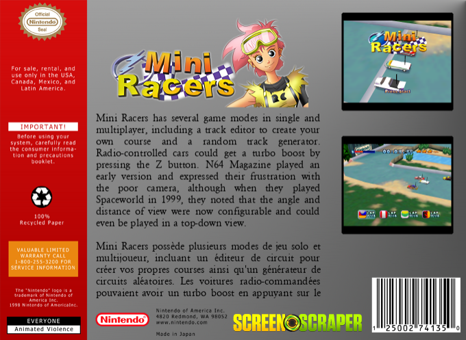 Mini Racers — box-2D-back (SS)