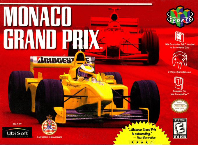 Monaco Grand Prix - Racing Simulation 2 box art