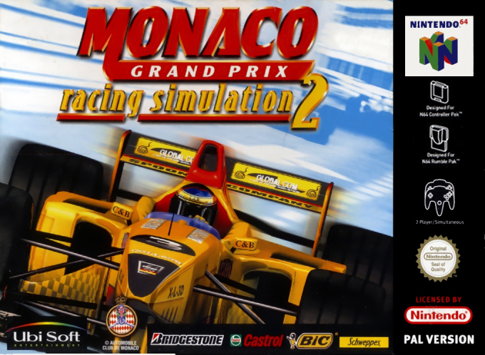 Monaco Grand Prix - Racing Simulation 2 — box-2D (EU)