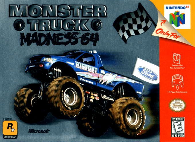 Monster Truck Madness 64 box art