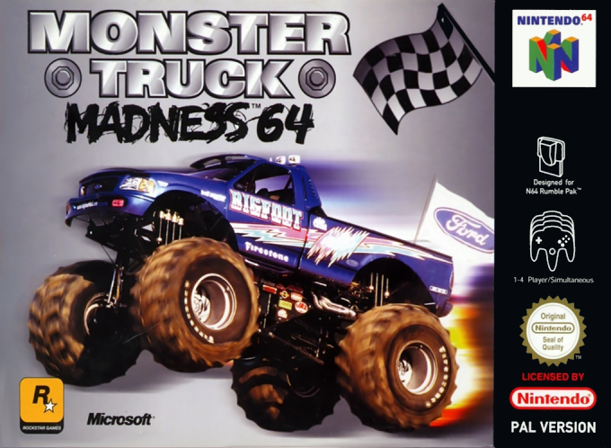 Monster Truck Madness 64 — box-2D (EU)