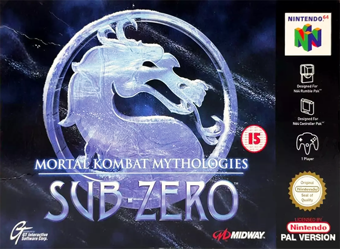 Mortal Kombat Mythologies - Sub-zero — box-2D (UK)