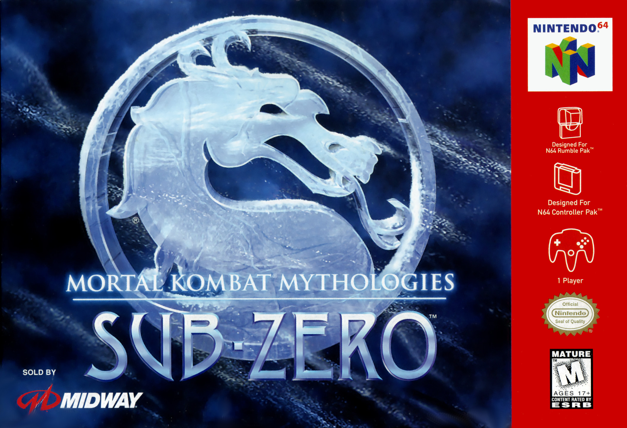 Mortal Kombat Mythologies - Sub-zero box art