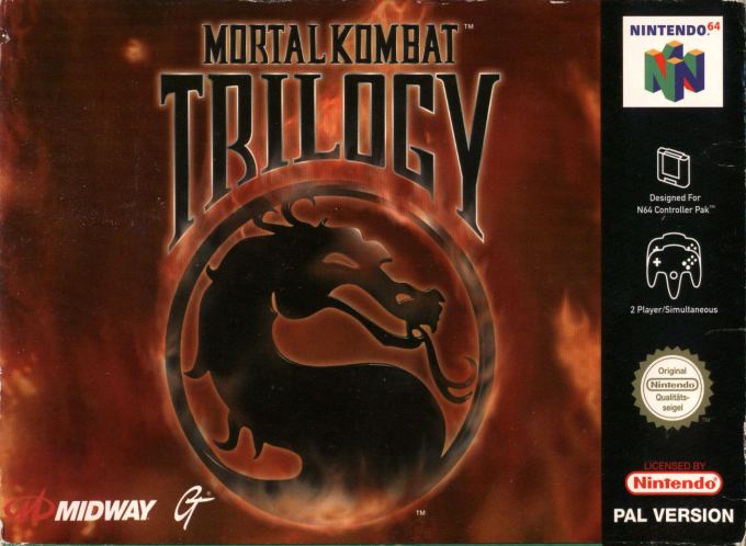 Mortal Kombat Trilogy — box-2D (DE)