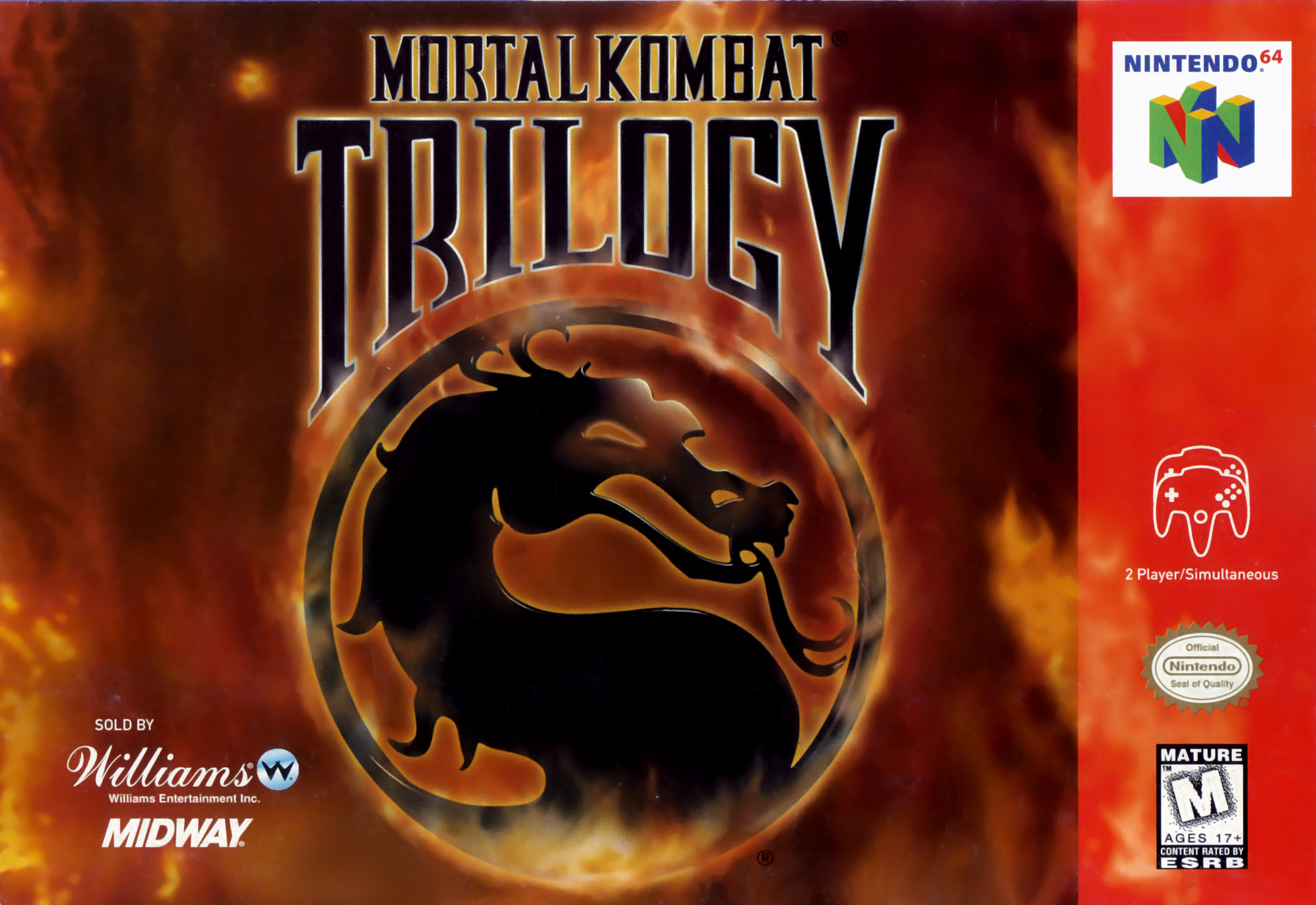 Mortal Kombat Trilogy box art