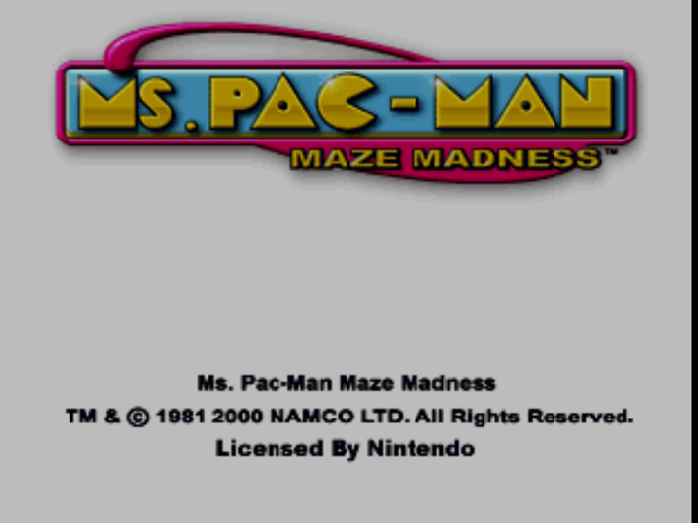 Ms. Pac-man - Maze Madness — sstitle (US)