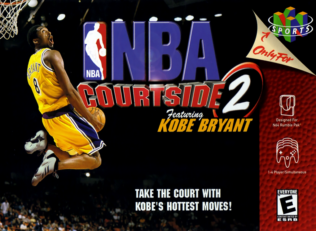 NBA Courtside 2 featuring Kobe Bryant box art