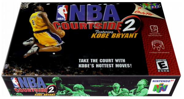NBA Courtside 2 featuring Kobe Bryant — box-3D (US)