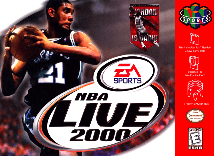 Nba Live 2000 box art
