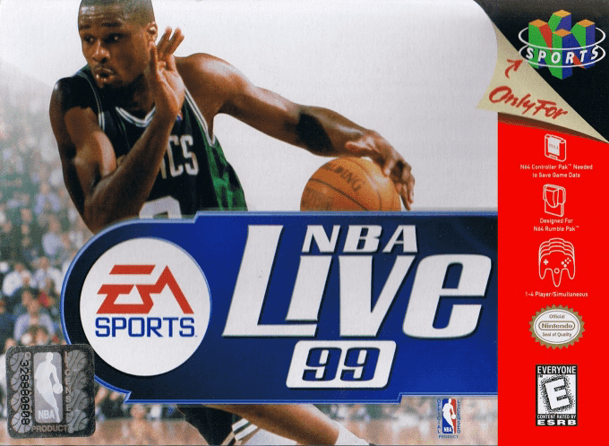 Nba Live 99 box art