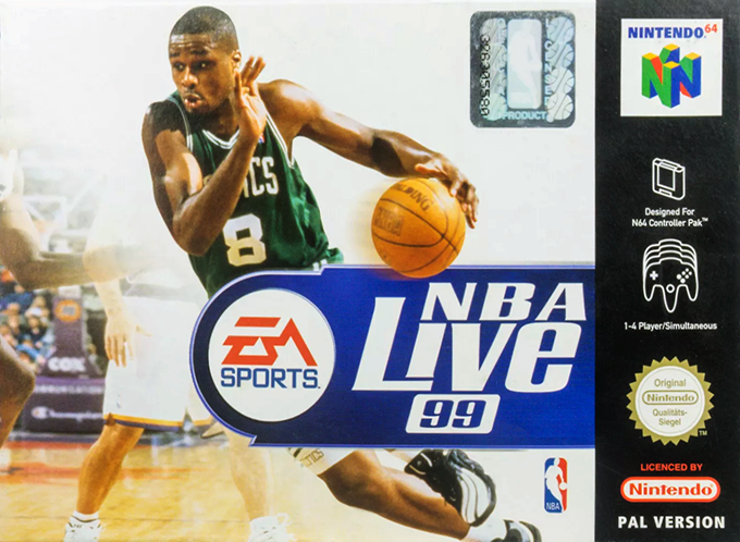 Nba Live 99 — box-2D (DE)