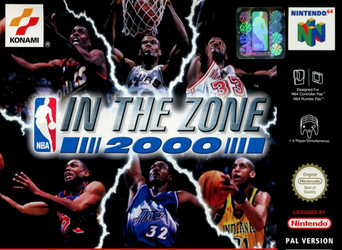 NBA in the Zone 2000 — box-2D (EU)