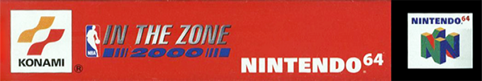 NBA in the Zone 2000 — box-2D-side (UK)