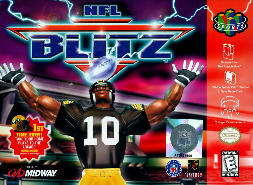Nfl Blitz box art