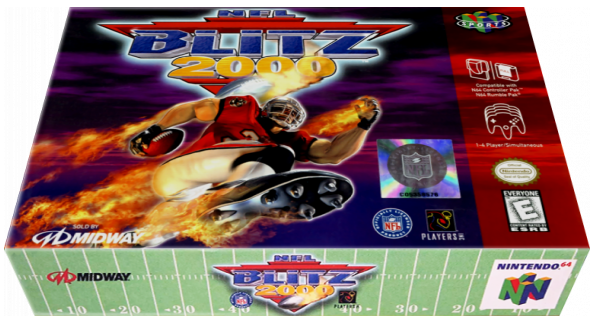Nfl Blitz 2000 — box-3D (US)
