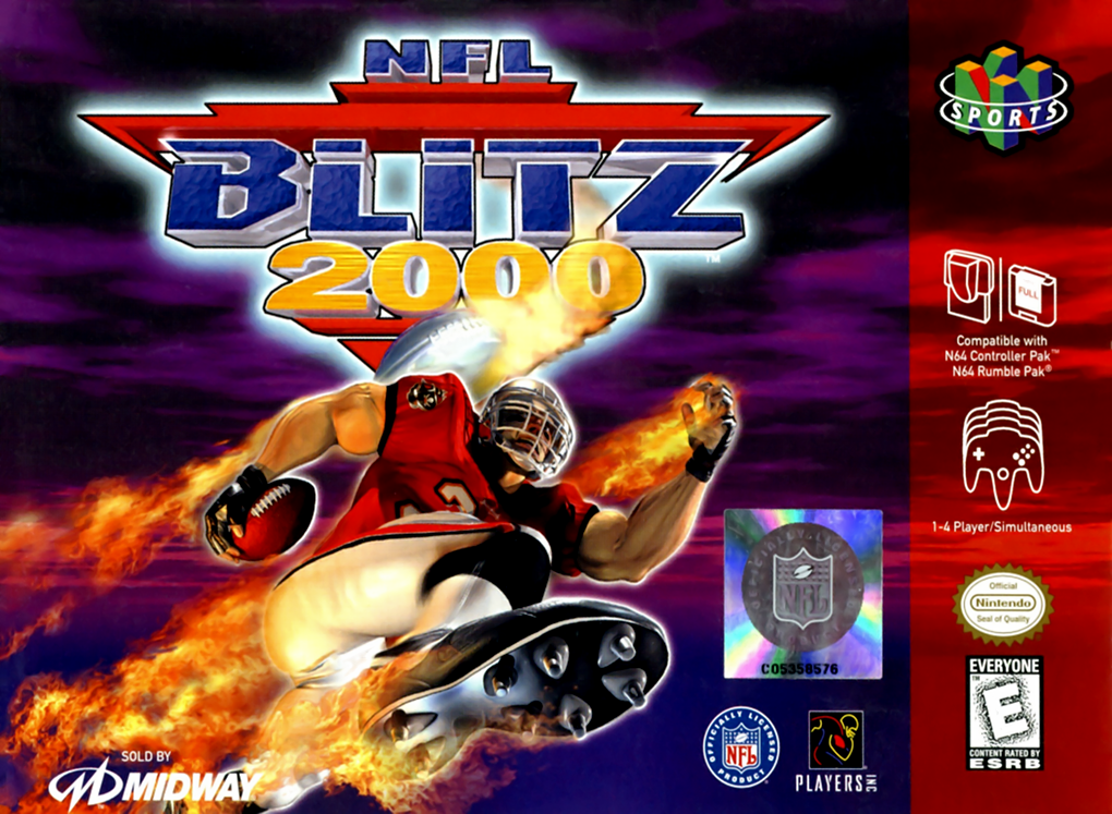 Nfl Blitz 2000 box art