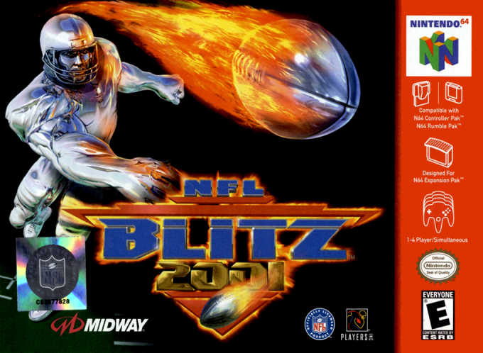 Nfl Blitz 2001 box art