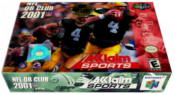 NFL QB Club 2001 — box-3D (US)