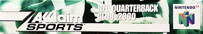 Nfl Quarterback Club 2000 — box-2D-side (US)