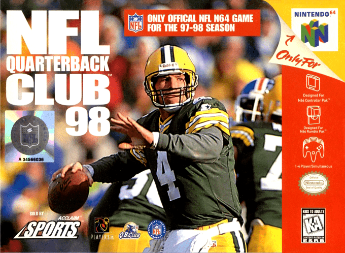 Nfl Quarterback Club 98 box art
