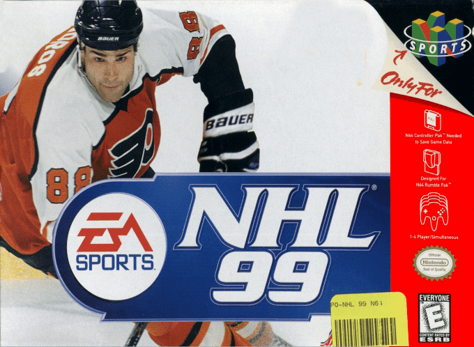NHL 99 box art
