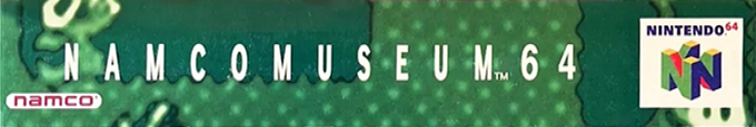 Namco Museum 64 — box-2D-side (US)