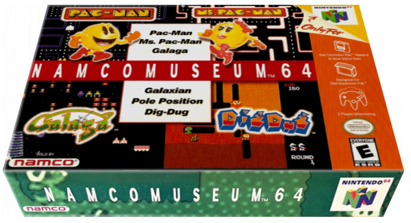 Namco Museum 64 — box-3D (US)