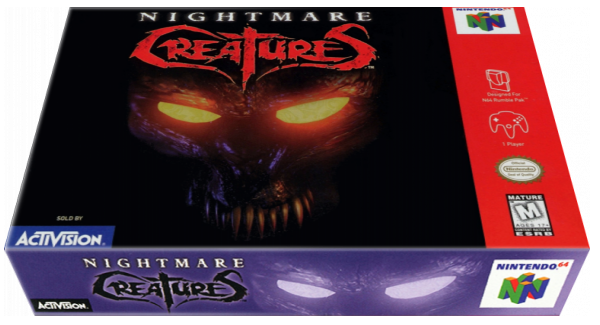 Nightmare Creatures — box-3D (US)