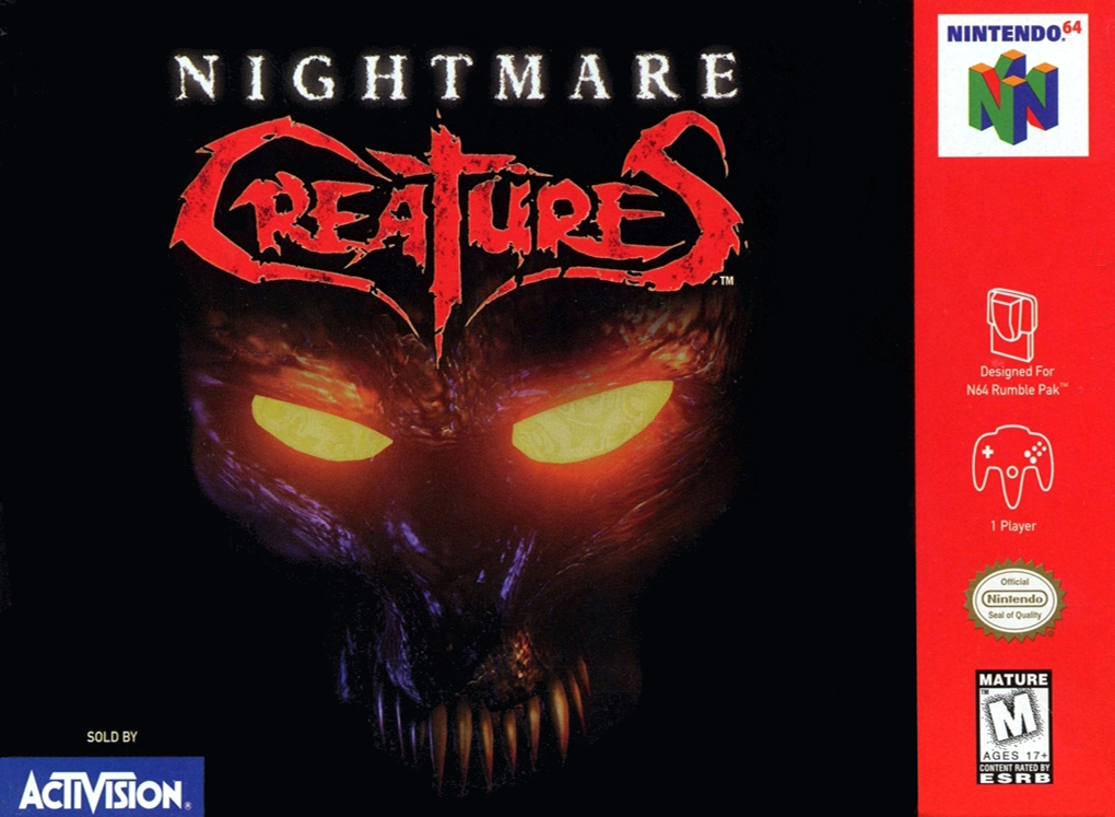 Nightmare Creatures box art