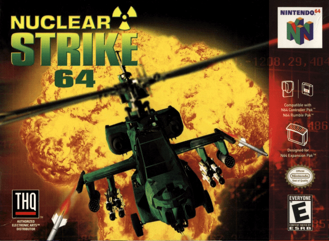 Nuclear Strike 64 box art