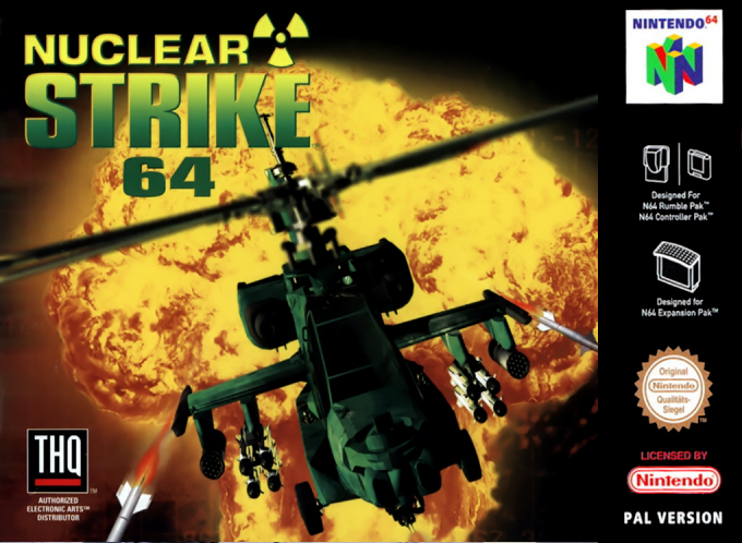 Nuclear Strike 64 — box-2D (EU)