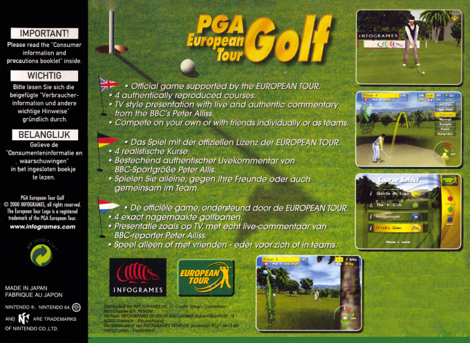 PGA European Tour Golf — box-2D-back (EU)