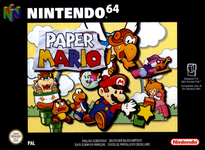 Paper Mario — box-2D (EU)