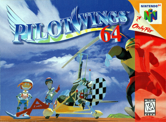 Pilotwings 64 box art