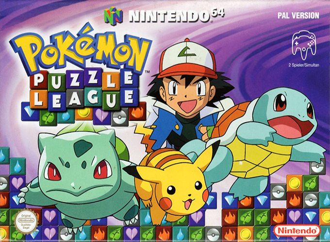 Pokémon Puzzle League — box-2D (DE)