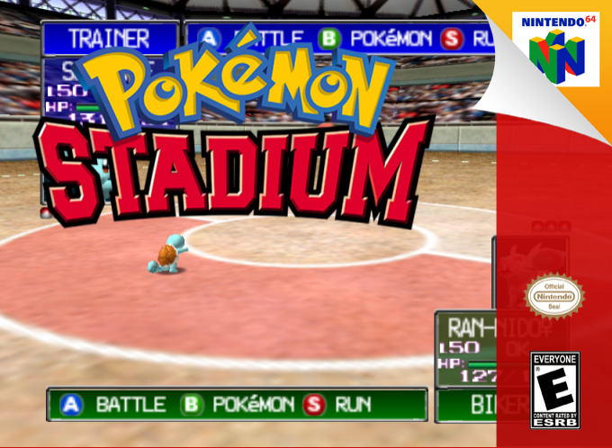 Pokémon Stadium — box-2D (SS)