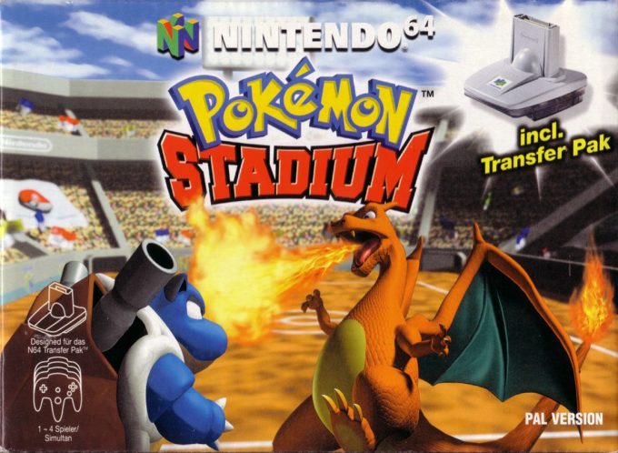 Pokémon Stadium — box-2D (DE)