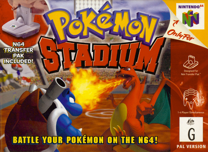 Pokémon Stadium — box-2D (AU)