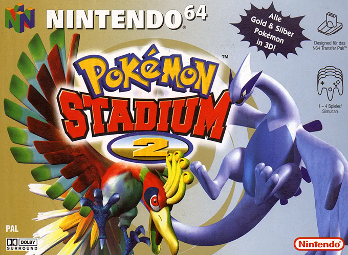 Pokémon Stadium 2 — box-2D (DE)