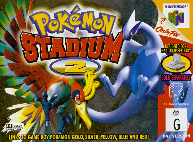 Pokémon Stadium 2 — box-2D (AU)